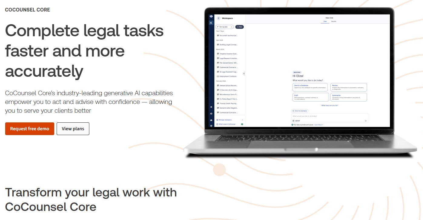 Casetext CoCounsel (Best for Research)