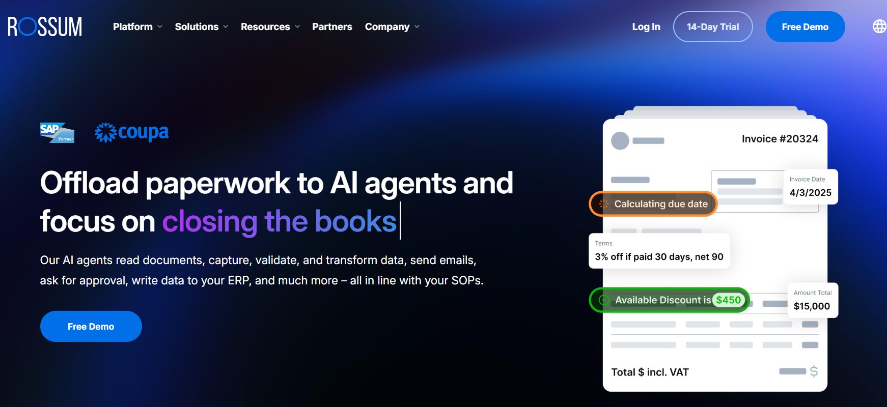 Rossum – Best for Invoices & Receipts