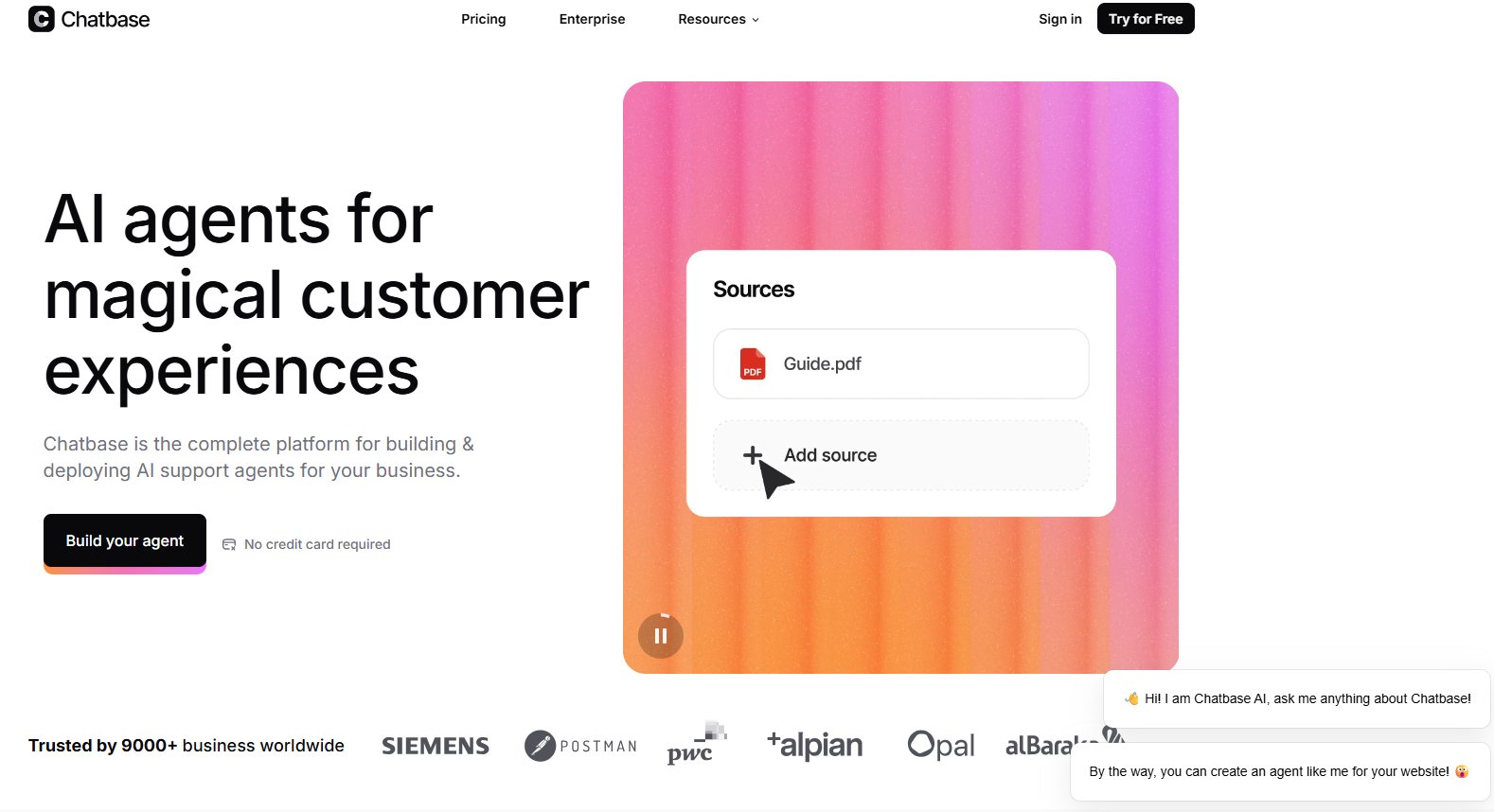 Chatbase – Best AI Chatbot for Lead Generation