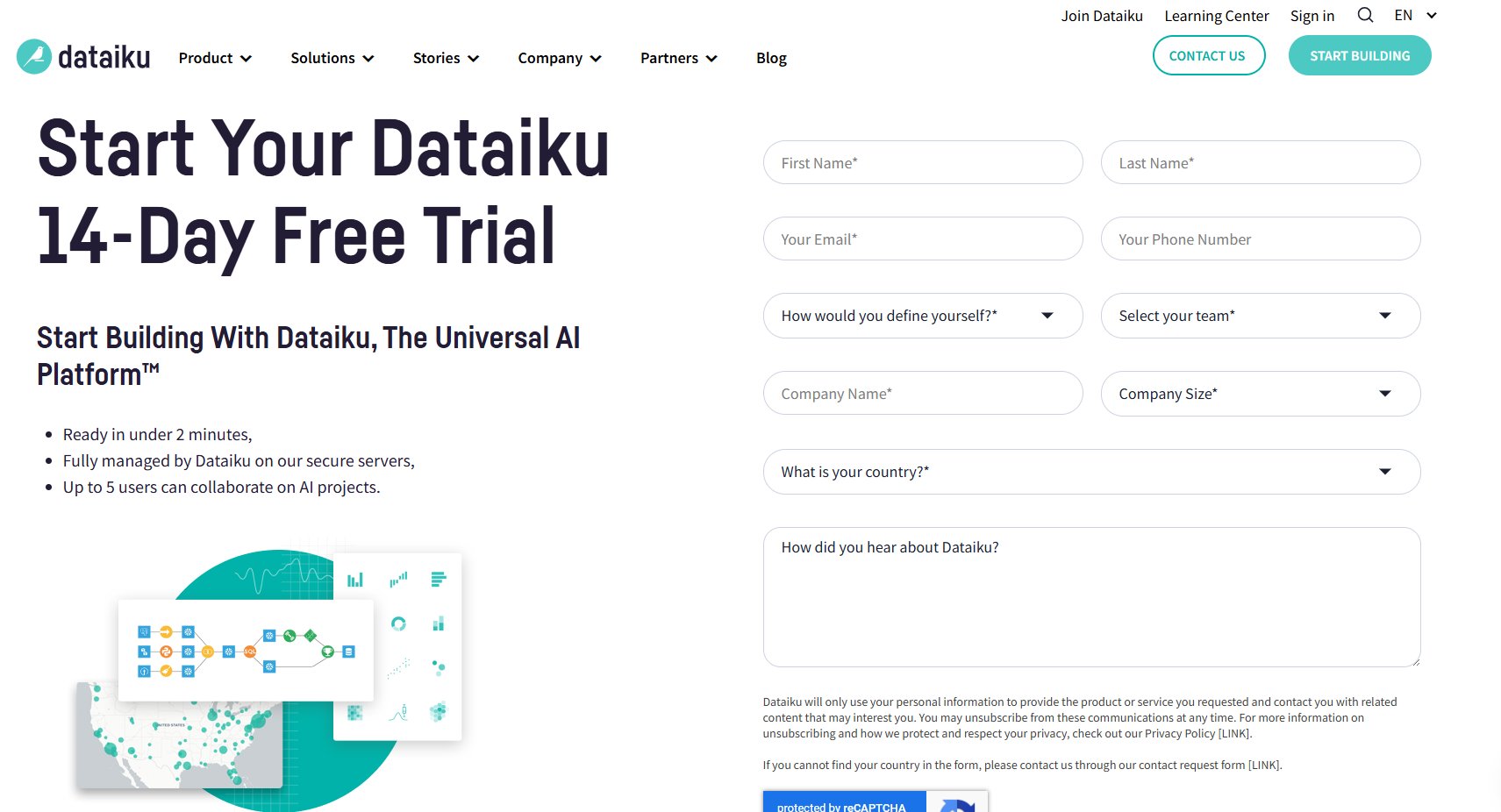 Dataiku Free Edition (Best for Big Data)