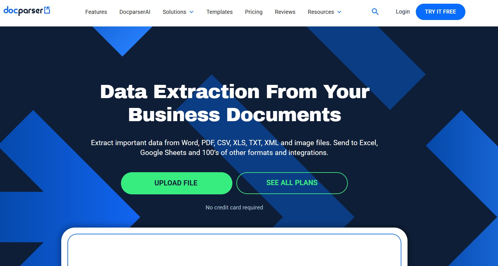 Docparser – Best for Structured Data