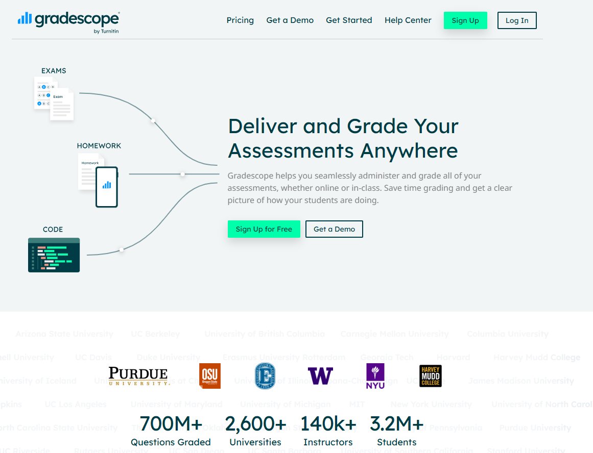 Gradescope (Best for Fast Grading)