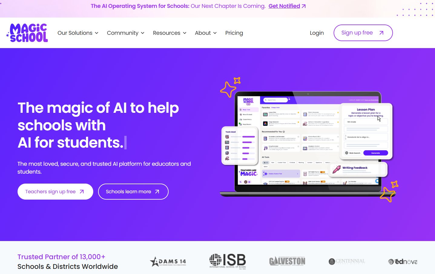 MagicSchool AI (Best AI tools for teachers in 2025)