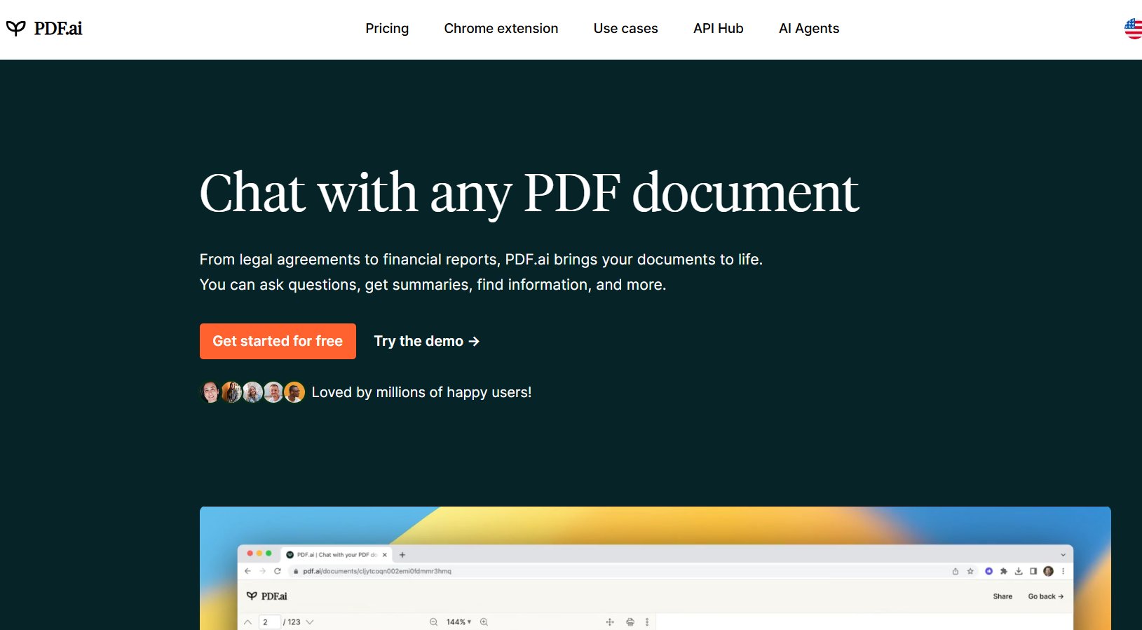 PDF.ai – Best Chat-Based Extraction