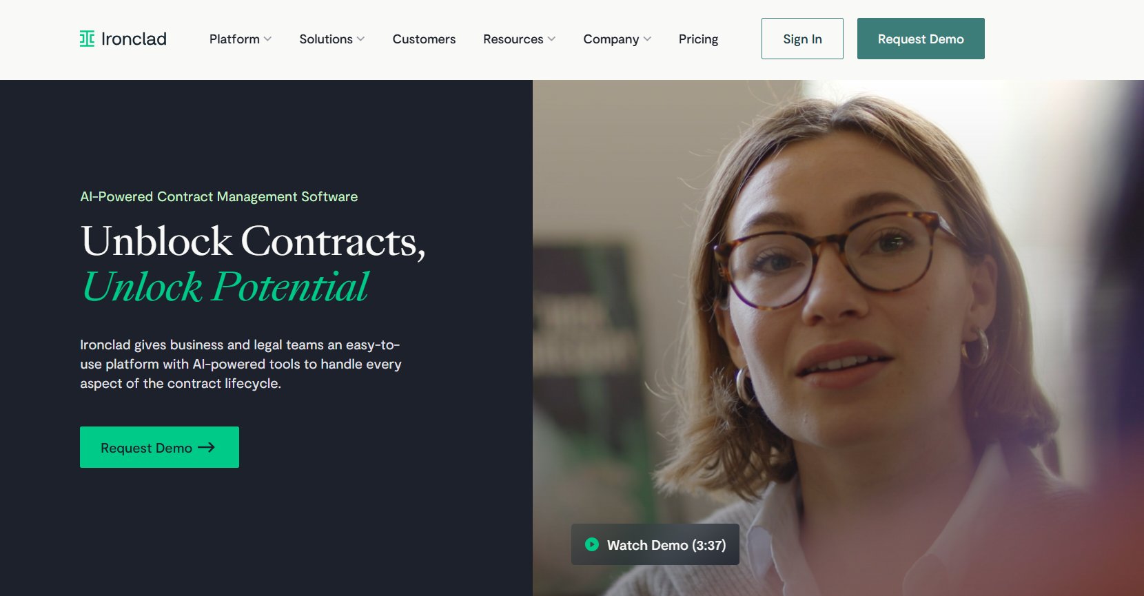 Ironclad AI (Best for Contract Lifecycle Management)