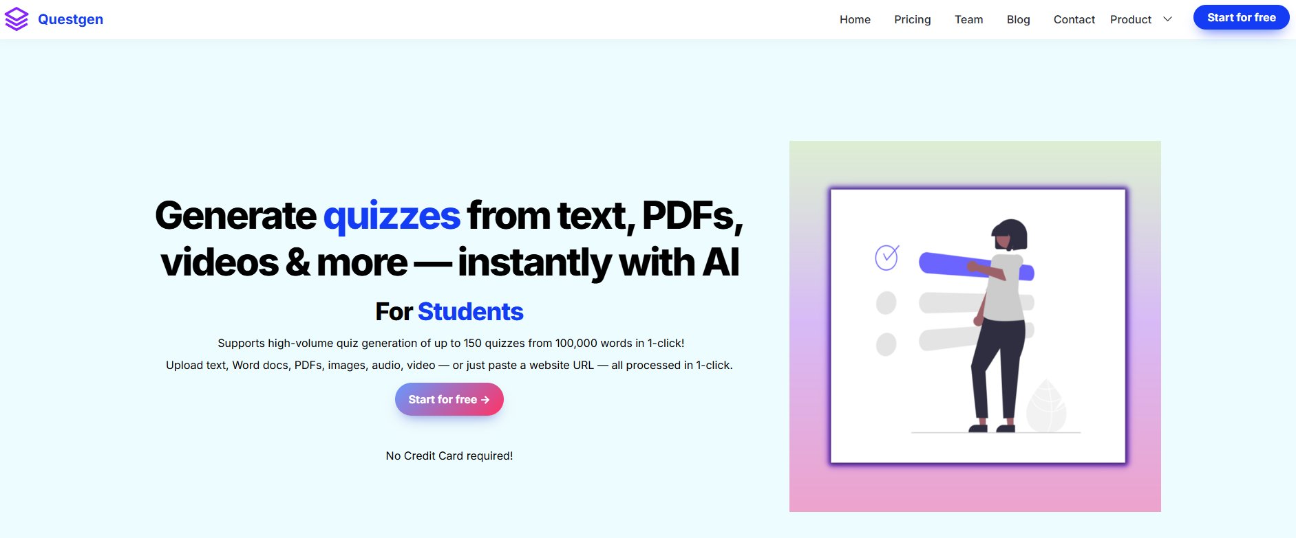 Questgen (Best for Advanced AI Question Generation)