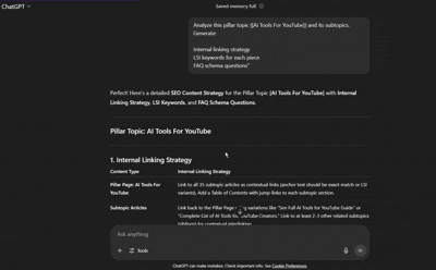 Video showing how Semantic Content Interlinking done to create cluster map