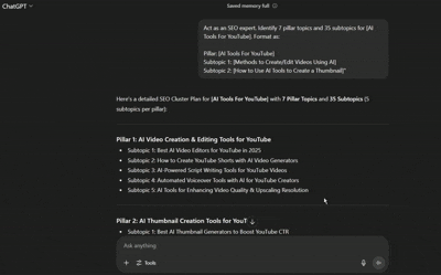 Video showing how Seed Content Generation done